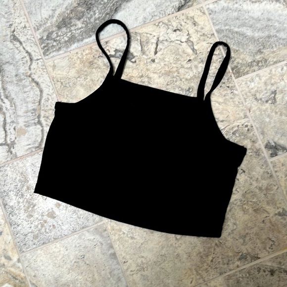 Black and white cute butterfly tank top. Made for 12 year olds - Picture 2 of 2